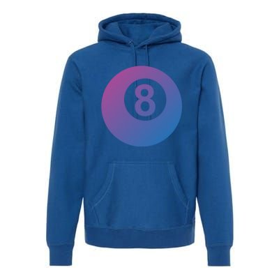 Pool Billiards 8 Ball Cute Gift Premium Hoodie