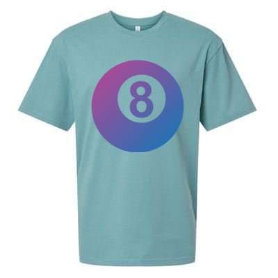 Pool Billiards 8 Ball Cute Gift Sueded Cloud Jersey T-Shirt