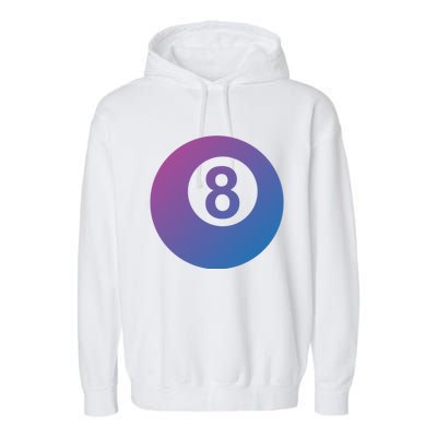 Pool Billiards 8 Ball Cute Gift Garment-Dyed Fleece Hoodie