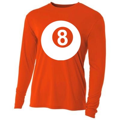 Pool Billiards 8 Ball Gift Cooling Performance Long Sleeve Crew