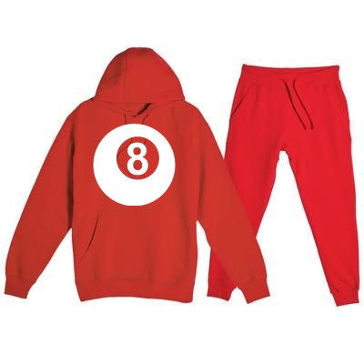 Pool Billiards 8 Ball Gift Premium Hooded Sweatsuit Set