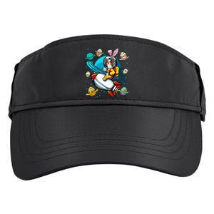 Papillon Bunny Astronaut In Space Planets Adult Drive Performance Visor