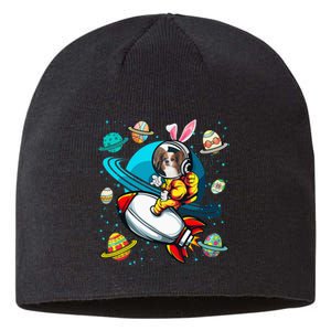 Papillon Bunny Astronaut In Space Planets Sustainable Beanie