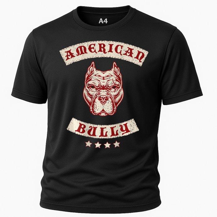 Pit Bull American Bully Dog Breed Mc Style Cooling Performance Crew T-Shirt