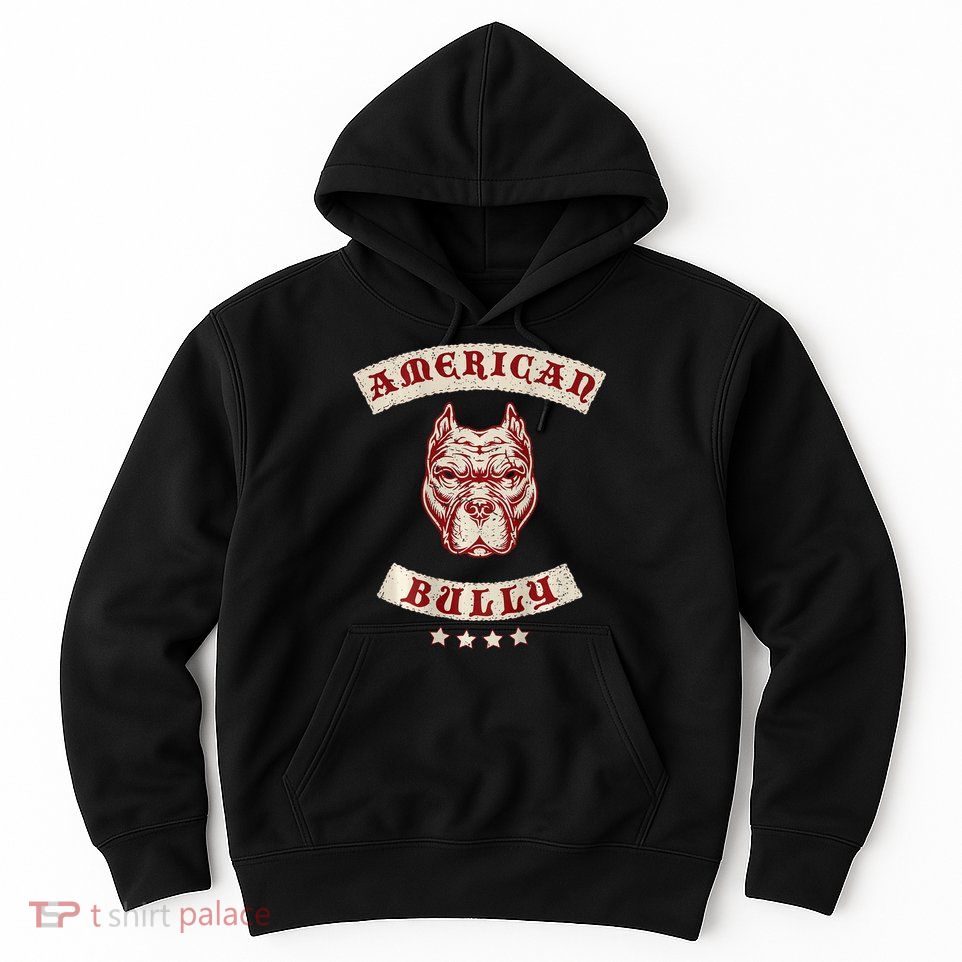 Pit Bull American Bully Dog Breed Mc Style Hoodie