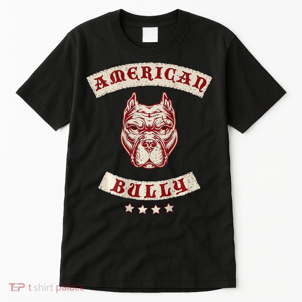 Pit Bull American Bully Dog Breed Mc Style Tall T-Shirt