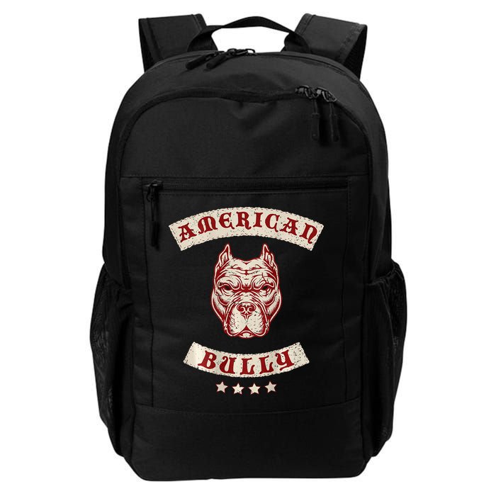 Pit Bull American Bully Dog Breed Mc Style Backpack