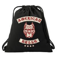 Pit Bull American Bully Dog Breed Mc Style Drawstring Bag
