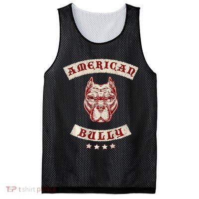 Pit Bull American Bully Dog Breed Mc Style Mesh Reversible Basketball Jersey Tank