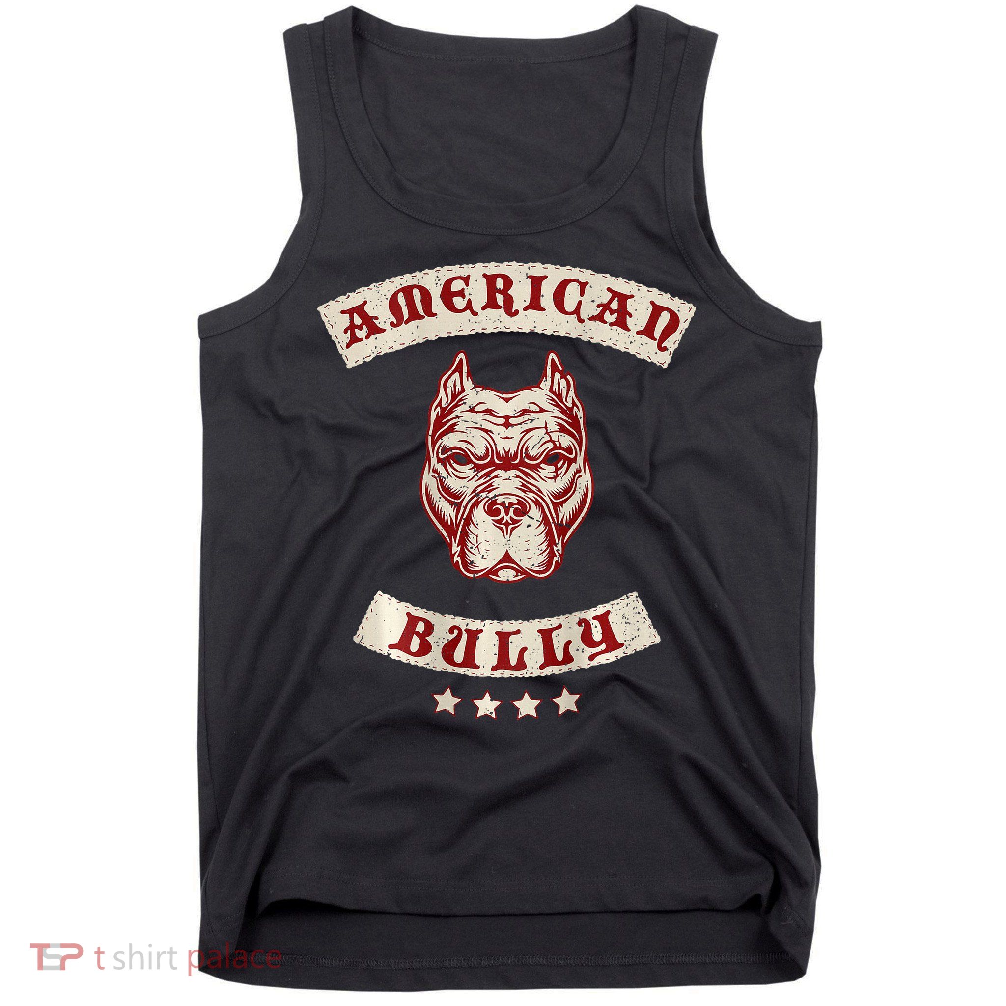 Pit Bull American Bully Dog Breed Mc Style Tank Top