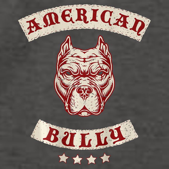Pit Bull American Bully Dog Breed Mc Style Vector Backpack