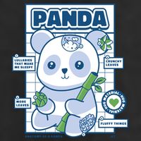 Panda Bear Animal Anatomy 7 Panel Mesh Trucker Snapback Hat