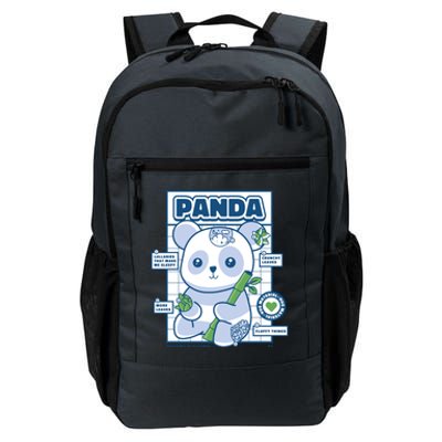 Panda Bear Animal Anatomy Daily Commute Backpack