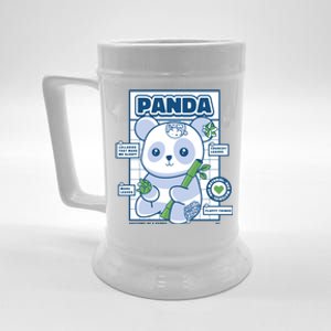 Panda Bear Animal Anatomy Beer Stein