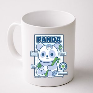 Panda Bear Animal Anatomy Coffee Mug