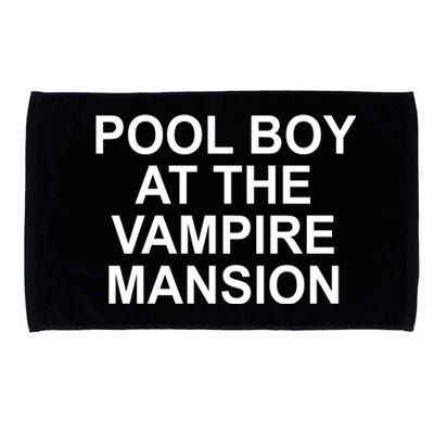 Pool Boy At The Vampire Mansion Microfiber Hand Towel