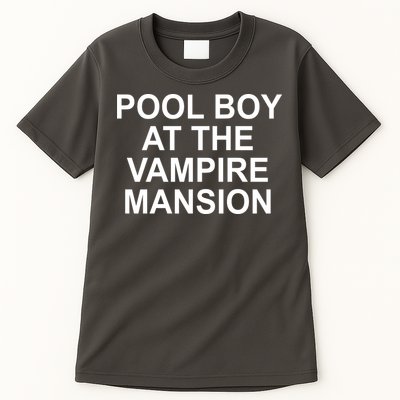 Pool Boy At The Vampire Mansion Tall T-Shirt