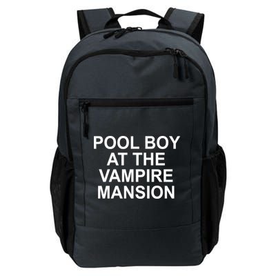 Pool Boy At The Vampire Mansion Backpack