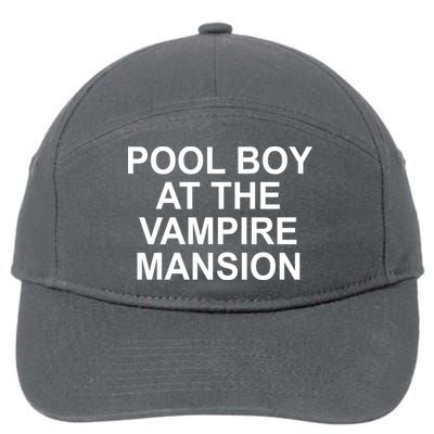 Pool Boy At The Vampire Mansion 7-Panel Snapback Hat
