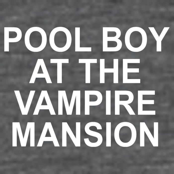 Pool Boy At The Vampire Mansion Baby Bodysuit
