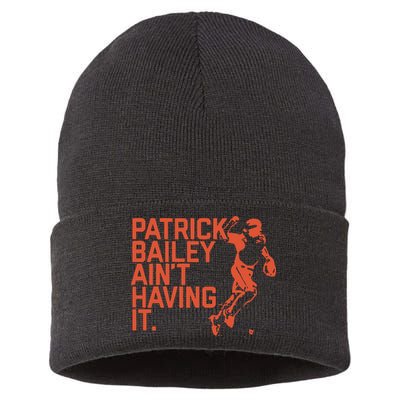 Patrick Bailey Ain’t Having It Sustainable Knit Beanie