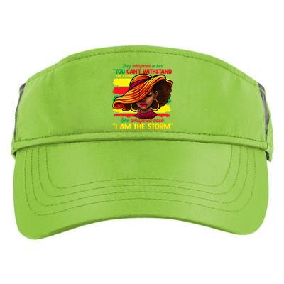 Proud Black African American Ladies Black History Month Adult Drive Performance Visor