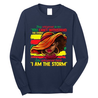 Proud Black African American Ladies Black History Month Long Sleeve Shirt