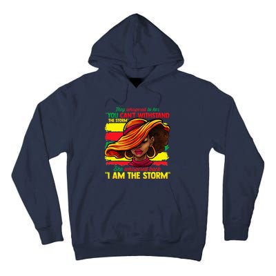 Proud Black African American Ladies Black History Month Tall Hoodie