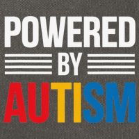 Powered By Autism For Autism Awareness Women Mom Cotton Canvas Backpack