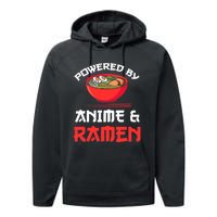 Powered By Anime & Ramen Merchandise Performance Fleece Hoodie