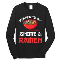 Powered By Anime & Ramen Merchandise Long Sleeve Shirt