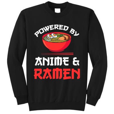 Powered By Anime & Ramen Merchandise Sweatshirt