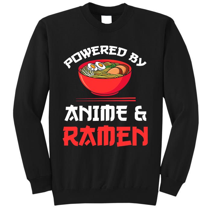 Powered By Anime & Ramen Merchandise Sweatshirt