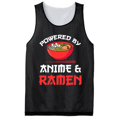 Powered By Anime & Ramen Merchandise Mesh Reversible Basketball Jersey Tank