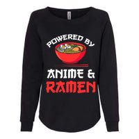 Powered By Anime & Ramen Merchandise Womens California Wash Sweatshirt