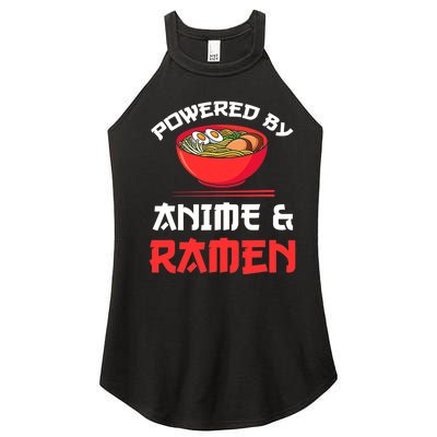 Powered By Anime & Ramen Merchandise Women's Perfect Tri Rocker Tank