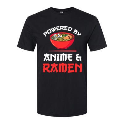 Powered By Anime & Ramen Merchandise Softstyle CVC T-Shirt