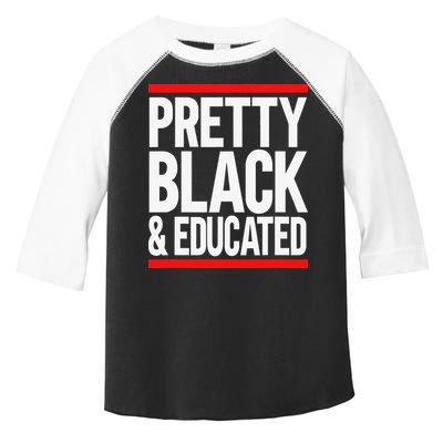 Pretty Black And Educated Toddler Fine Jersey T-Shirt