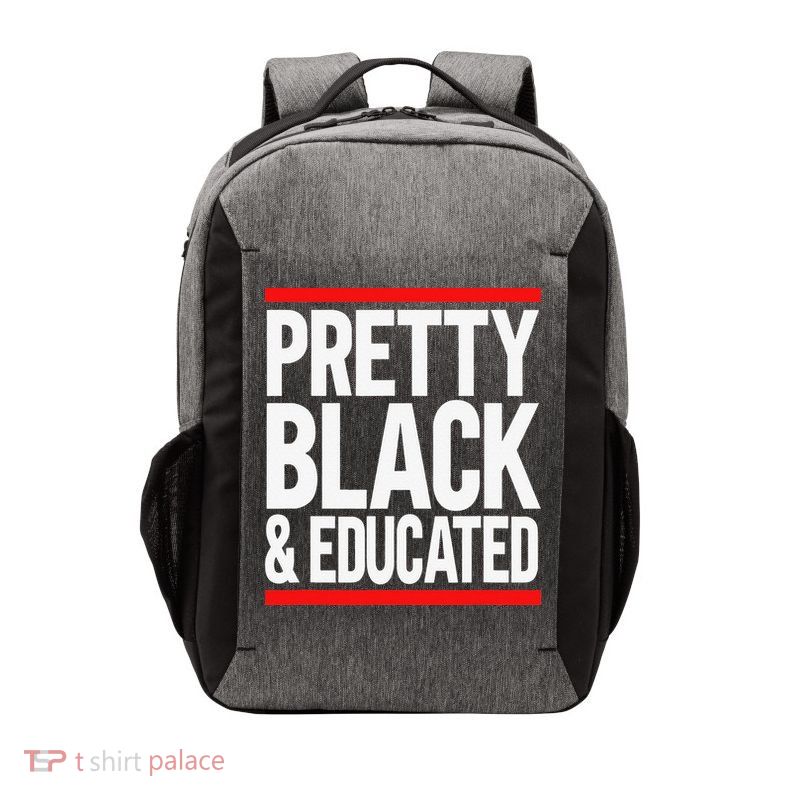 Pretty Black And Educated Vector Backpack