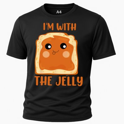 Peanut Butter And Jelly Cute Couple Im With The Jelly Performance Shirt