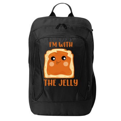 Peanut Butter And Jelly Cute Couple Im With The Jelly City Backpack