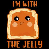 Peanut Butter And Jelly Cute Couple Im With The Jelly Impact Tech Backpack