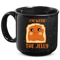Peanut Butter And Jelly Cute Couple Im With The Jelly 15oz Campfire Ceramic Mug
