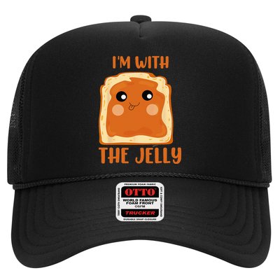 Peanut Butter And Jelly Cute Couple Im With The Jelly Trucker Hat