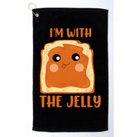 Peanut Butter And Jelly Cute Couple Im With The Jelly Golf Towel
