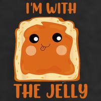 Peanut Butter And Jelly Cute Couple Im With The Jelly Golf Towel