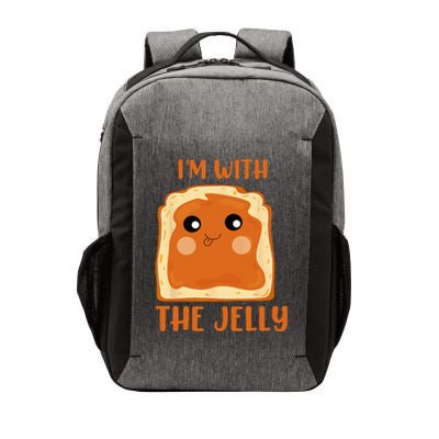 Peanut Butter And Jelly Cute Couple Im With The Jelly Vector Backpack