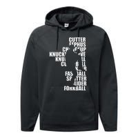 Pitcher Baseball Apparel Baseball Performance Fleece Hoodie