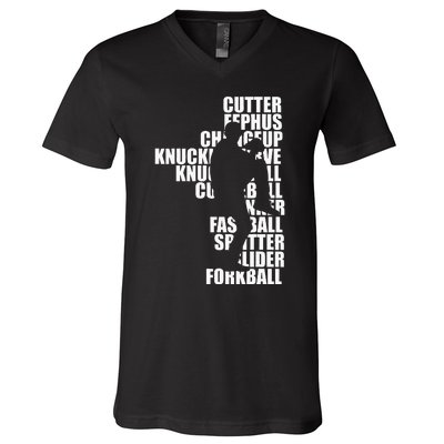 Pitcher Baseball Apparel Baseball V-Neck T-Shirt