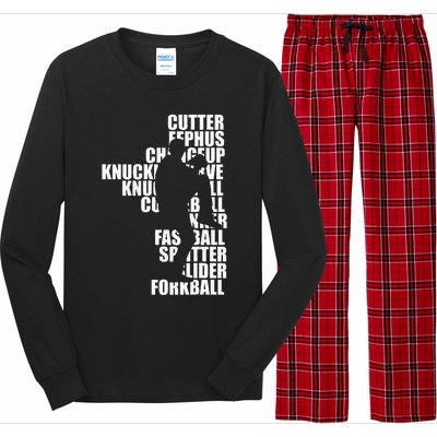 Pitcher Baseball Apparel Baseball Long Sleeve Pajama Set